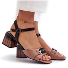Vinceza Elegantní dámské sandály Slingback Pink velikost 37