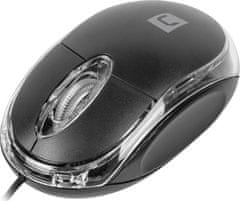 Natec Natec optická myš VIREO 2/1000 DPI/Kancelářská/Optická/Drátová USB/Černá
