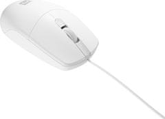 Natec Natec optická myš RUFF 2/1 000 DPI/Kancelářská/Optická/Drátová USB/Bílá