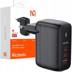 Mcdodo Nabíječka Notebooků, Mobilních Telefonů, Mcdodo Gan 3.0 Fast Charging, Usb-C Pd Usb-A 65W