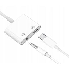 CO2 Co2 adaptér USB-C Mini Jack 3,5 mm konvertor Aux kabel pro Samsung Apple Z Dac