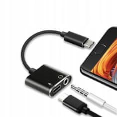 CO2 Adaptér USB-C Mini Jack 3,5 mm adaptér Aux kabel pro Samsung Apple Z Dac
