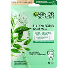 Garnier Superhydratační čisticí pleťová maska se zeleným čajem Moisture + Freshness (Tissue Super Hydrating