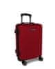 střední skořepinový kufr Riga v červené