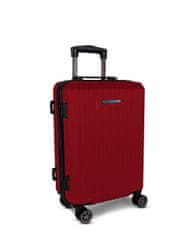 Swissbrand střední skořepinový kufr Riga v červené