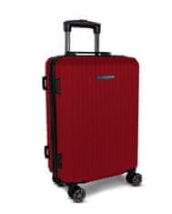 Swissbrand velký skořepinový kufr Riga v červené