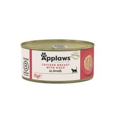 Applaws konzerva Cat Kuřecí prsa s kachnou 6x 70g