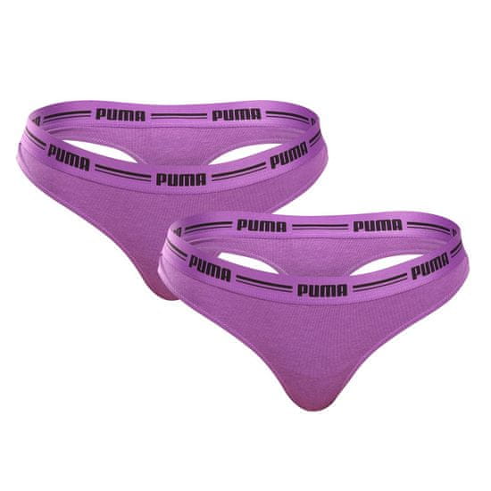 Puma 2PACK dámská tanga fialová (603034001 020)