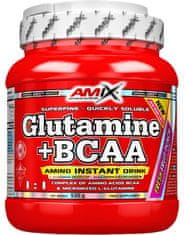Amix Nutrition Glutamine + BCAA 530 g, čerstvé lesní ovoce
