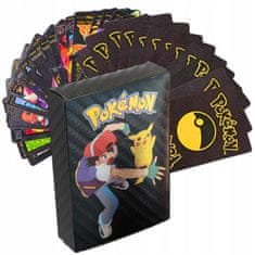 Korbi Kolekční karty Pokémon, 55 kusů, černé