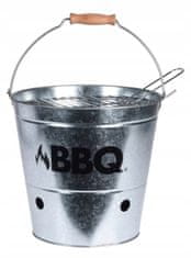 Koopman Přenosný kbelík na dřevěné uhlí 26,5 cm