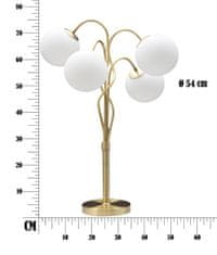 Mauro Ferretti Stolní lampa se 4 koulemi, výš. 74 cm