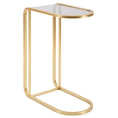 Mauro Ferretti Odkládací stolek se skleněnou deskou, výš. 60 cm