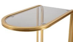 Mauro Ferretti Odkládací stolek se skleněnou deskou, výš. 60 cm