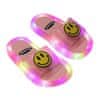 Pantofle pro děti s LED světly, Dětské Nazouváky, Dětské pantofle | HAPPYS Růžový 36/37
