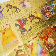 Kolekční karty Pokémon 55 kusů, zlaté