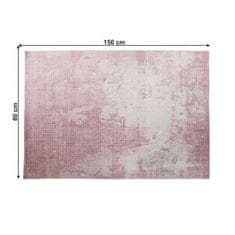 KONDELA Koberec růžová barva 80x150 MARION TYP 3