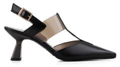 Hispanitas Dámské kožené sandály HV243369 Black/Humo (Velikost 39)