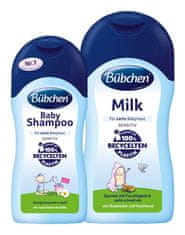 Bübchen BÜBCHEN Set Baby šampon 200 ml+ Baby mléko 400 ml