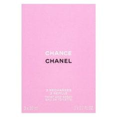 Chanel Chance - Refill toaletní voda pro ženy 3 x 20 ml