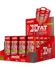 Amix Nutrition XFat 2in1 Shot BOX 20 x 60 ml, ovocná směs
