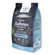 GO NATIVE Puppy Salmon with Spinach and Ginger 4kg s obsahem až 70% masa z lososa