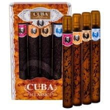 Cuba Cuba - Cuba Classic Gift Set Cuba Gold EDT 35 ml, Cuba Orange EDT 35 ml, Cuba Red EDT 35 ml, Cuba Blue EDT 35 ml 140ml 