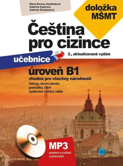 Boccou Kestřánková Marie: Čeština pro cizince B1 - učebnice + cvičebnice + mp3