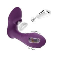 Basic X BASIC X Bono vibrátor s tlakovým stimulátorem na klitoris fialový
