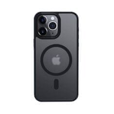 Crong Hybrid Frost MagSafe kryt na iPhone 15 Pro, černý