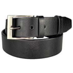 Penny Belts Pánský kožený opasek 22-60 black (Délka pásku 105 cm)