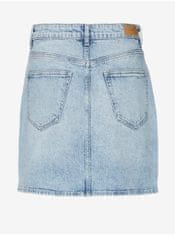 Vero Moda Světle modrá dámská džínová sukně Vero Moda Tessa XL