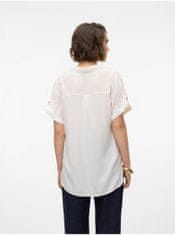Vero Moda Bílá dámská košile Vero Moda Bumpy XS