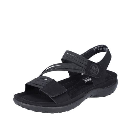 Rieker Dámské sandály 64870-02 černá