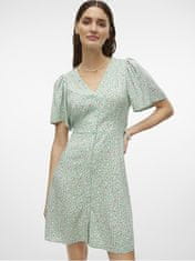 Vero Moda Dámské šaty VMALBA Regular Fit 10292845 Silt Green (Velikost L)