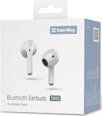 ColorWay Colorway bezdrátová sluchátka + mikrofon/ TWS/ CW-TWS2WT/ bílá