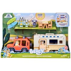 TM Toys TM Toys Bluey Set - Caravan s autem + figurky a příslušenství..