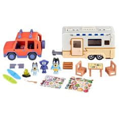 TM Toys TM Toys Bluey Set - Caravan s autem + figurky a příslušenství..