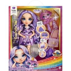 L.O.L. Surprise! Rainbow High Fashion panenka se zvířátkem - Violet Willow.