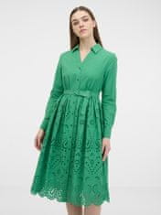 Orsay Zelené dámské košilové šaty 38