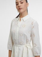 Orsay Bílé dámské košilové šaty 38