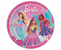 Procos Papírové talíře Barbie 23cm 8ks