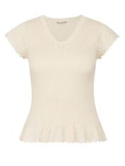 Orsay Béžové dámské tričko s krátkým rukávem XS