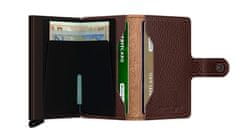 Secrid Tmavě hnědá peněženka SECRID Miniwallet Veg Espresso Brown