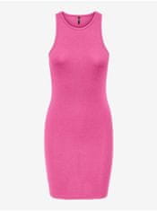 ONLY Tmavě růžové dámské pouzdrové šaty ONLY Milli XS