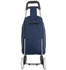 Nákupní taška na kolečkách METRO ST-01 - tmavě modrá