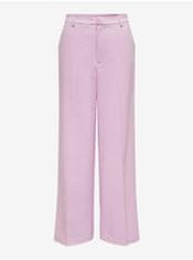 ONLY Světle růžové dámské kalhoty ONLY Alba 50