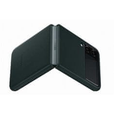 Samsung Kryt na mobil Leather Cover Galaxy Z Flip3 - zelený