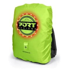Port Designs Pláštěnka na batoh VIZIBL univerzální s LED osvětlením - žlutá
