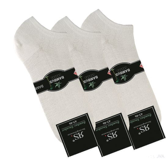 RS dámské i pánské bambusové antibakteriální nízké sneaker ponožky 43025 3-pack
